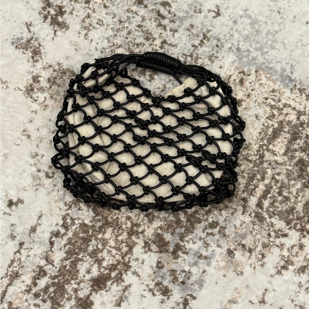 Black Net Tote Bag